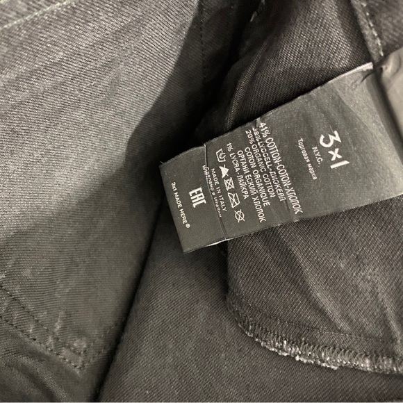 Anthropologie‎ 3X1 NYC Farrah Coated High Rise Bell Bottom Flare Jeans Italy - Picture 11 of 15